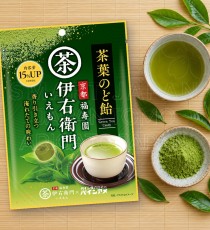 일본 파인 이에몬 찻잎 목캔디 녹차 말차 사탕 70g 초록