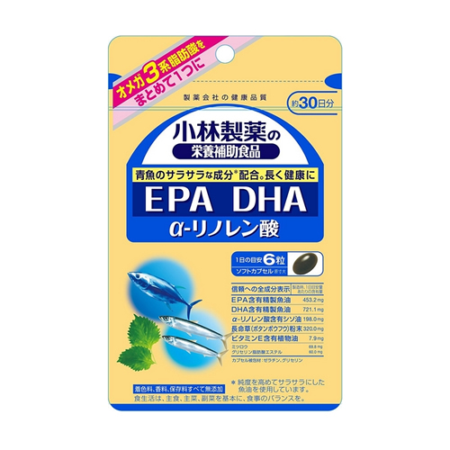 고바야시 EPA DHA α- 리놀렌 약 30일분 180정