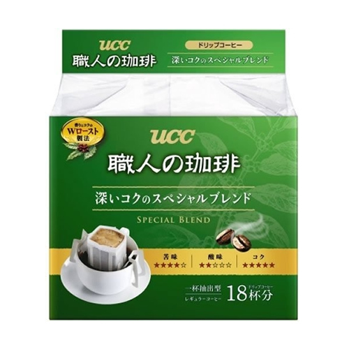 UCC장인의 커피 드립 [18개입 대용량] (깊고 진한 브렌드 맛)